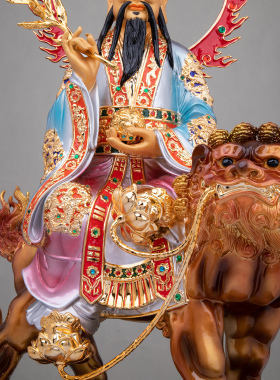 康盛纯铜供奉摆件太乙救苦天尊像