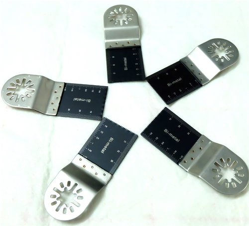 万用宝直锯片切金属塑料多功能机配件木工工具切割双金属锯片34mm - 图0