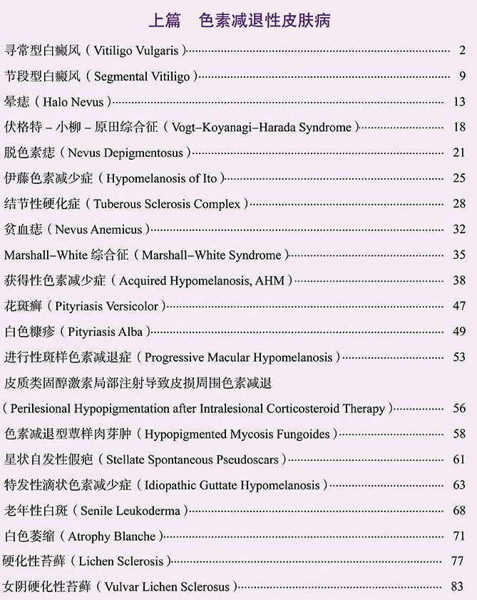 现货色素性皮肤病临床及病理图谱皮肤病图谱介绍书皮肤病医师读物皮肤科医学书籍中国科学技术出版社 9787504685940-图0