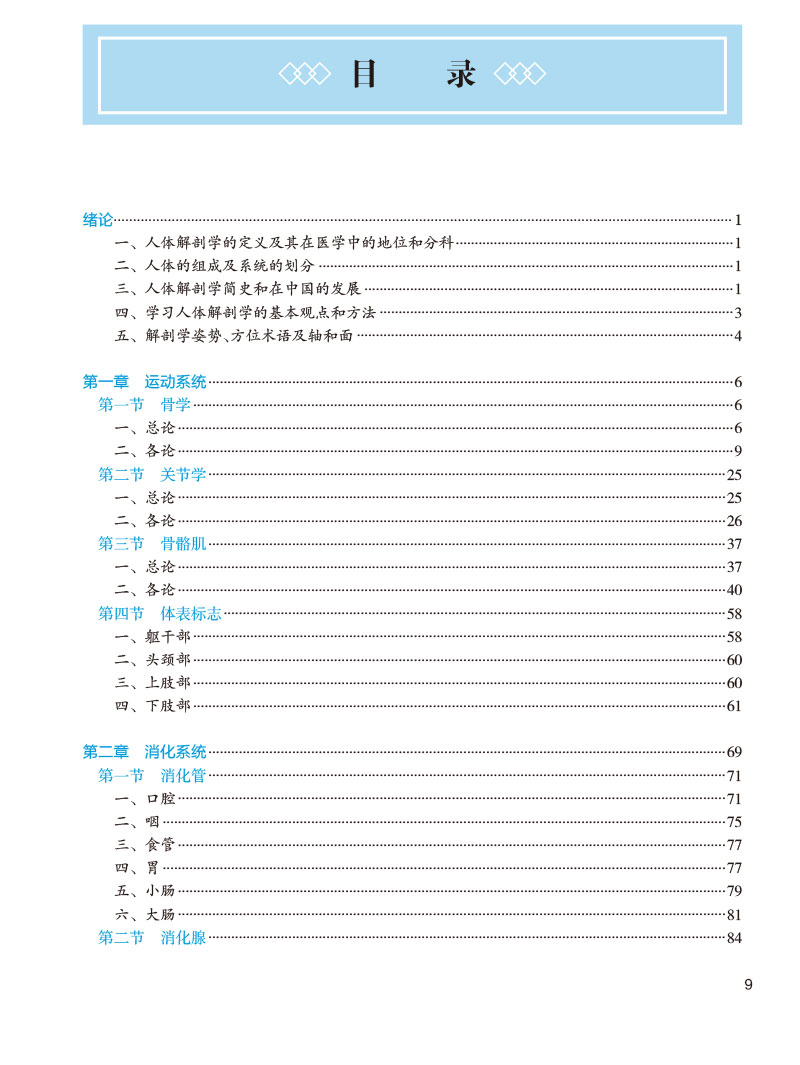 现货正版全新正常人体解剖学第3版全国中医药院校十四五规划教材供本科中医学针灸推拿类用书大学教材申国明黎晖编9787117316026