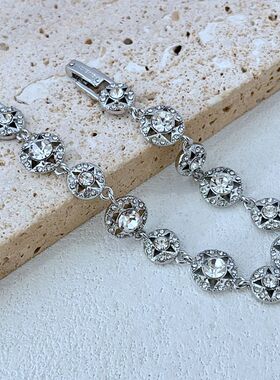 女式金属时尚镂空五角星手链