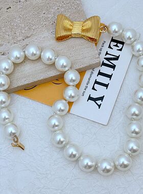 金属珍珠女式珍珠项链