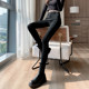 Black leggings women's outer wear spring and autumn pencil pants
