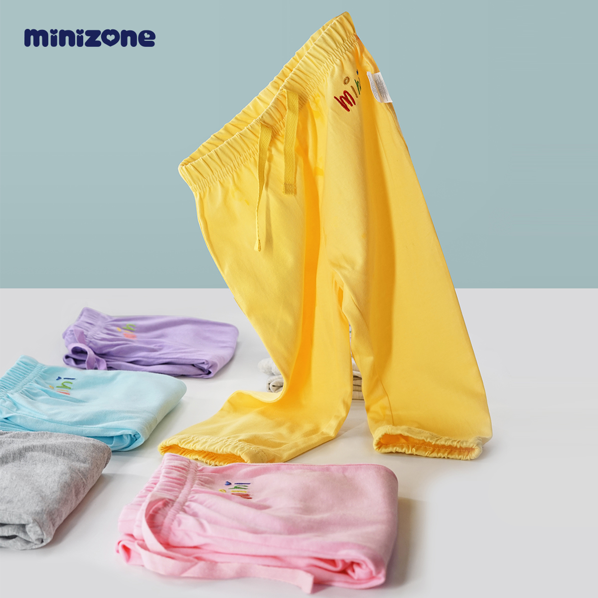 minizone男童女童防蚊裤儿童春秋薄款休闲裤2020新款春季时尚夏季