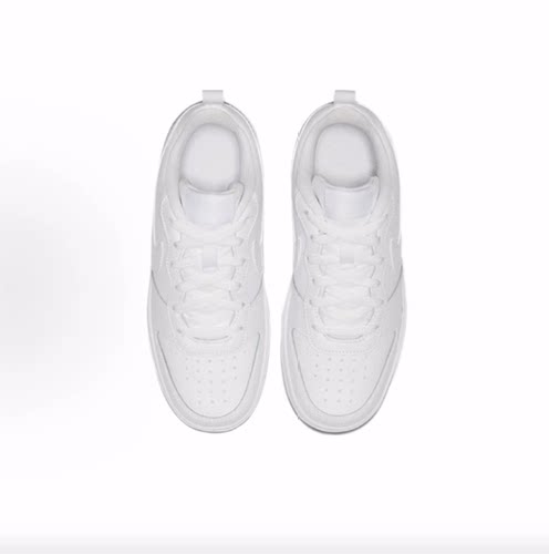 Nike Court Borough Low 2 皮革 低帮 儿童板鞋 男女同款 - 图1