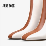 Демисезонные ботинки, высокие короткие сапоги с молнией, европейский стиль