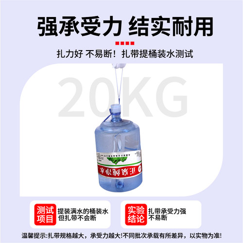 国标尼龙扎带固定塑料自锁式扎带束线带卡扣耐温扎带电线捆绑理线 - 图1