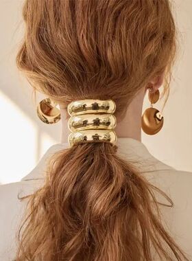 Metal Smooth Multi-Layer Hair Bands Rope for Women Headband