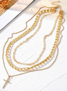Cross Necklace for Women Stackable Stacked Stacking Layering