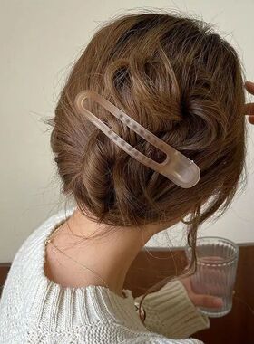 Acrylic Matte Large Duckbill Hair Claws for Women Girls Simp