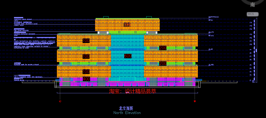 GMP-亚洲金融大厦(亚投行) 总部幕墙cad图纸 380MB - 图1