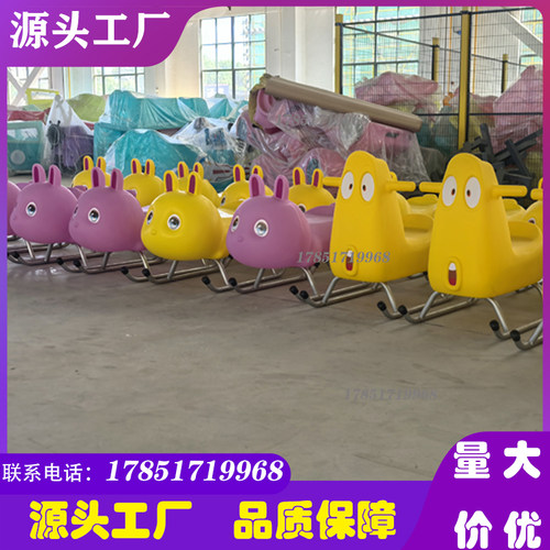 蜜蜂滑冰车儿童自行车亲子三轮车雪地黄包车熊猫冰车雅马哈滑雪车 - 图2