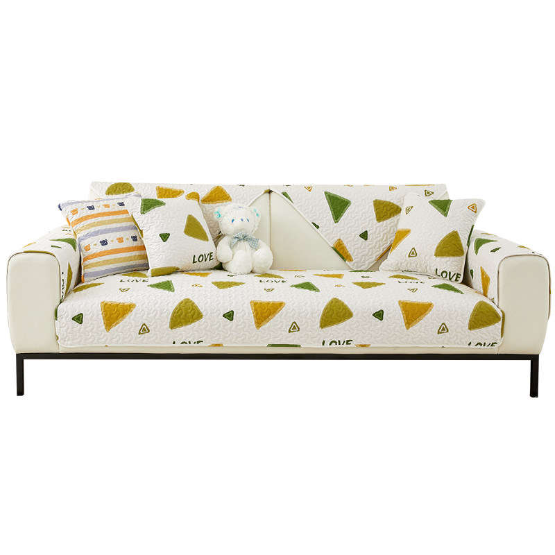 玉兰花开 特价清仓北欧全棉沙发垫四季通用防滑纯棉布艺坐垫简约