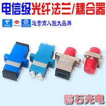 Telecom class flange head SC-FC-LC square head round head fiber coupler fiber optic adapter transfer and recycling