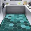 Kitchen-specific floor mats, diatom mud, water-absorbent, non-slip, anti-oil, no-wash mats, household dirt-resistant full-cover carpets, customizable