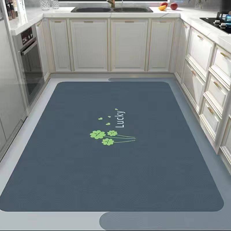 厨房专用地垫满铺家用硅藻泥免洗耐脏地毯简约吸水吸油防滑脚垫子,淘宝优惠券,粉丝福利购,淘宝优惠卷