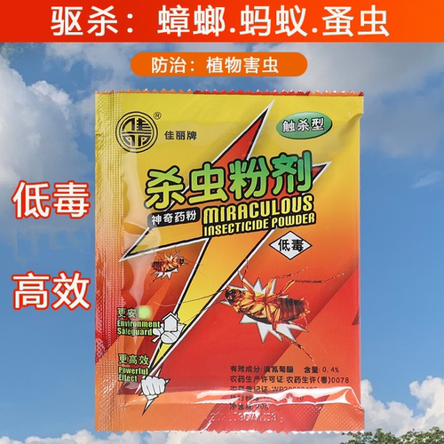 广州佳丽神奇药笔杀虫粉状居家日用灭蟑螂头虱子跳蚤臭虫蚂蚁药 - 图2