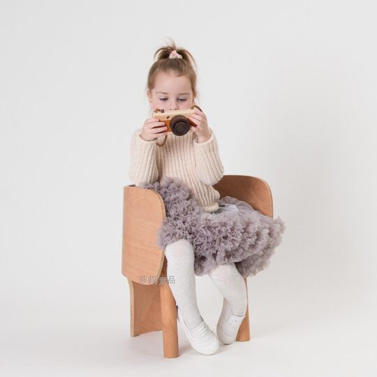 Ins style solid wood elephant chair for kindergarten early education center