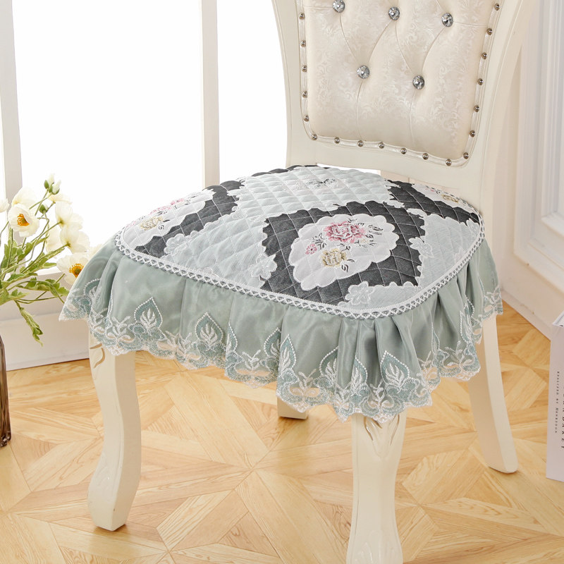 家用坐垫椅子凳子套欧式餐凳餐厅座套四季座套现代屁股垫布艺套罩