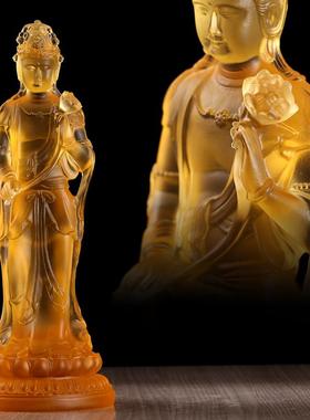 古法真琉璃八大菩萨药师坛城摆件