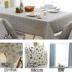Khăn trải bàn bằng vải lanh bán buôn vải lanh đầu vải lanh cô gái trái tim hoa sofa rèm in nền vải treo - Vải vải tự làm vải đông lạnh Vải vải tự làm