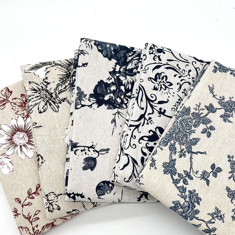 中国风复古青花瓷花纹棉麻布料印花布碎布头清仓处理桌布窗帘面料,淘宝优惠券,粉丝福利购,淘宝优惠卷