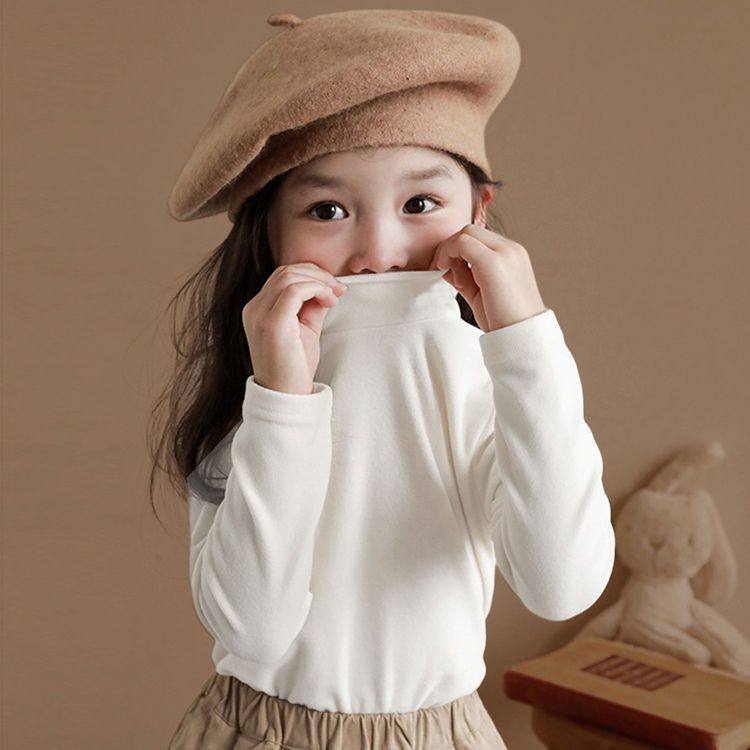 美拉德女童德绒秋冬季打底衫保暖半高领洋气内搭上衣儿童长袖t恤,淘宝优惠券,粉丝福利购,淘宝优惠卷