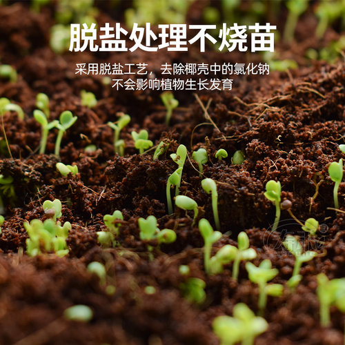 椰砖营养土养花阳台种菜脱盐种植椰土通用型土壤椰糠清仓特价耶砖 - 图0