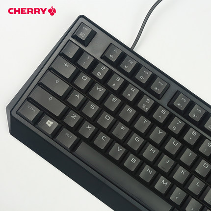 Cherry樱桃MX1.0TKL无冲背光游戏机械键盘87键黑轴红轴青茶轴 - 图1