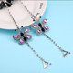 Rhinestone bra straps ສາຍ sexy ຫຼາຍ