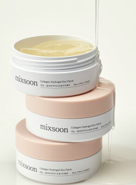 法国小分子胶原蛋白 韩国mixsoon眼膜贴保湿补水k氧提亮眼周淡纹