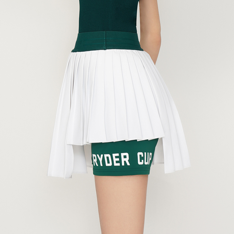 RyderCup莱德杯高尔夫服装女短裙夏季运动时尚百褶裙A字女裙 - 图1