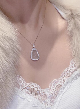 儿童新款葫芦项链仿玉髓精致饰品