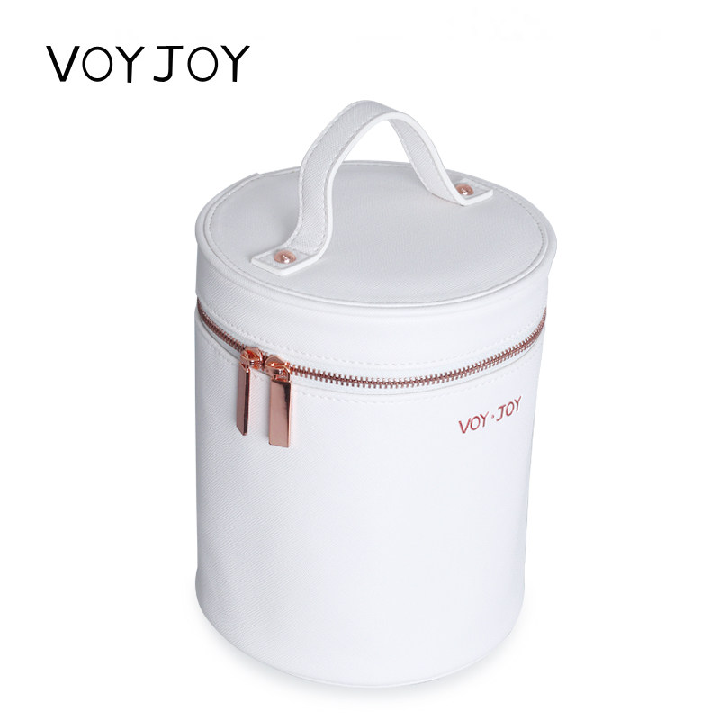 圆筒式女便携小号多功能化妆包 voyjoy化妆包