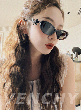 辛芷蕾同款蝴蝶结女士太阳镜