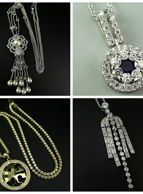 微镶锆石女士毛衣链流行首饰