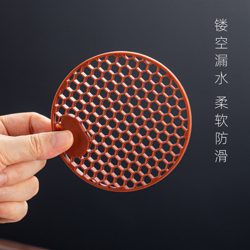 紫砂壶养壶垫软硅胶中式防滑垫壶承茶壶托隔热垫杯垫可排水垫茶具,淘宝优惠券,粉丝福利购,淘宝优惠卷