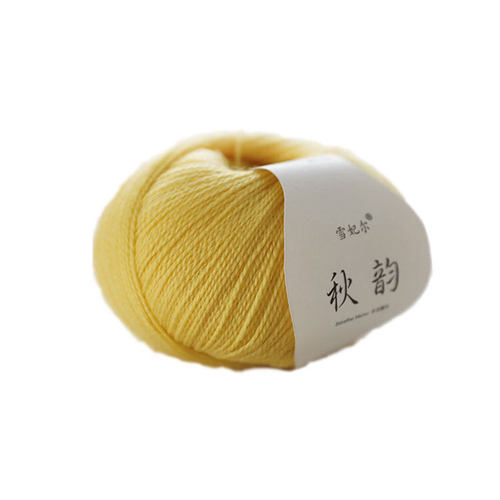 雪妃尔秋韵羊毛蕾丝美丽诺细羊毛线棒针钩针美利奴机织围巾披肩线 - 图3