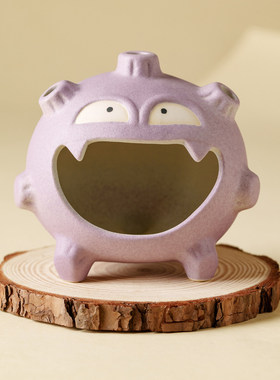 瓦斯弹陶瓷小香炉燃烧香薰炉缓解压力可爱高级感壁炉创意家居摆件