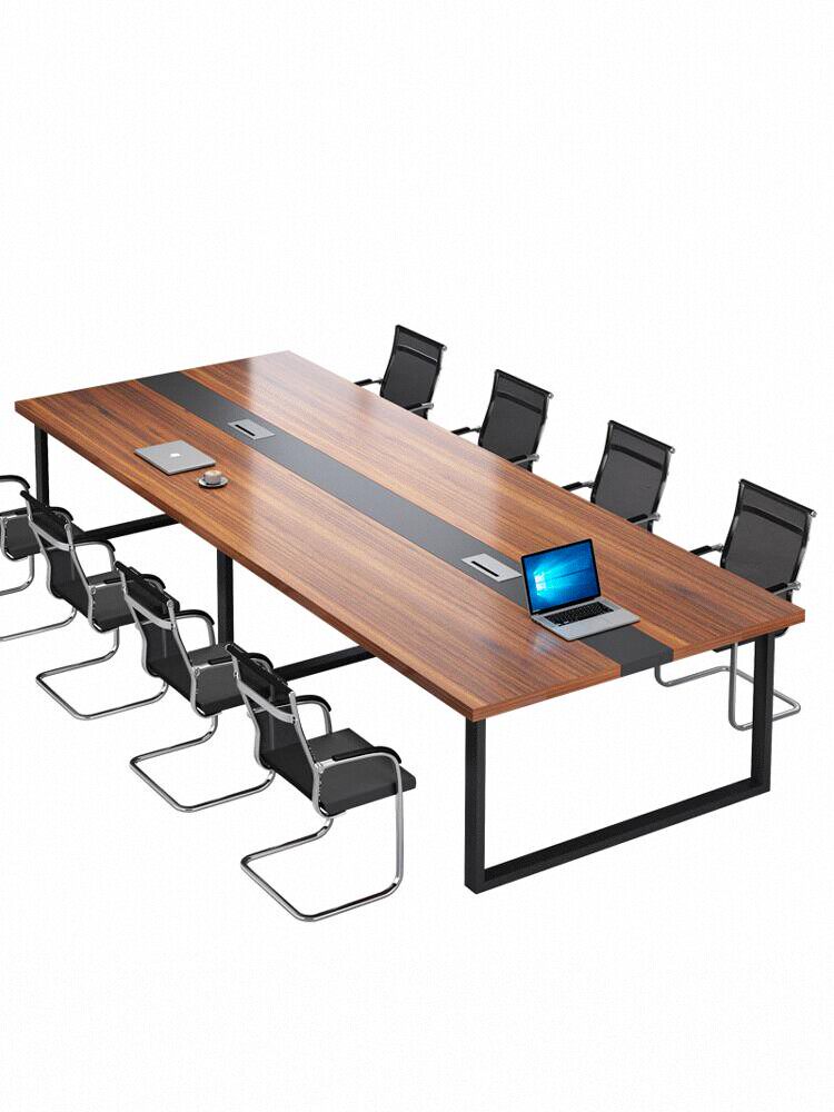 会议桌长桌简约现代西安办公家具工作台会议室长条桌办公桌椅组合