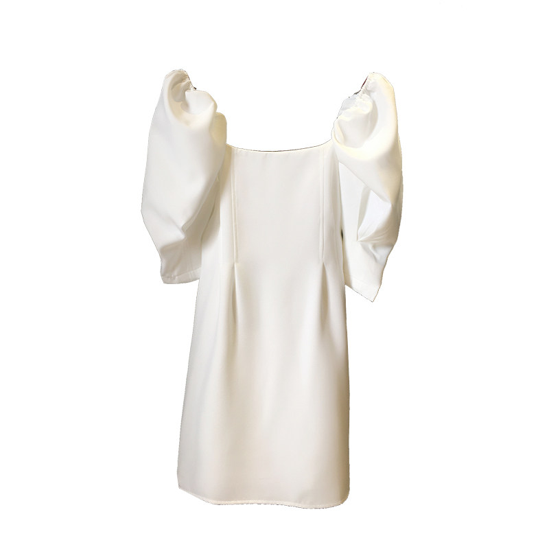 only you仙女气质2020夏装白连衣裙 ONLY YOU只有你 定制连衣裙