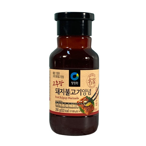 麦德龙代购 韩国进口 清净园猪肉烤肉酱 烧烤酱 猪排酱 280克 - 图3