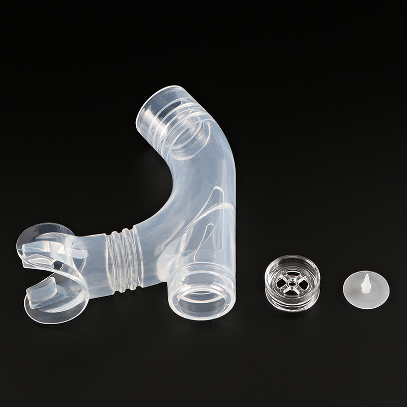 英发呼吸管咬嘴 硅胶咬嘴不含管身 自由泳浮潜游泳训练呼吸管配件 - 图1