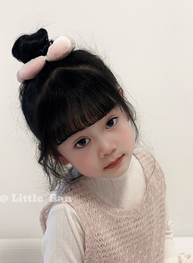Little Ran 儿童花朵发圈女童扎头发绳宝宝高弹力耐用发圈头绳