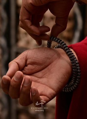 主师银质银骷髅情侣百搭