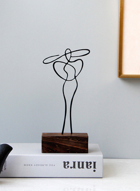 人物抽象摆件仰望星空艺术