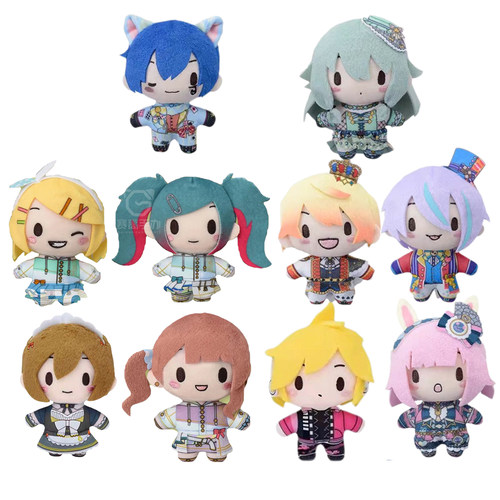 正版现货SEGA世嘉初音未来PJSK世界计划豆豆眼挂件毛绒公仔玩偶 - 图3