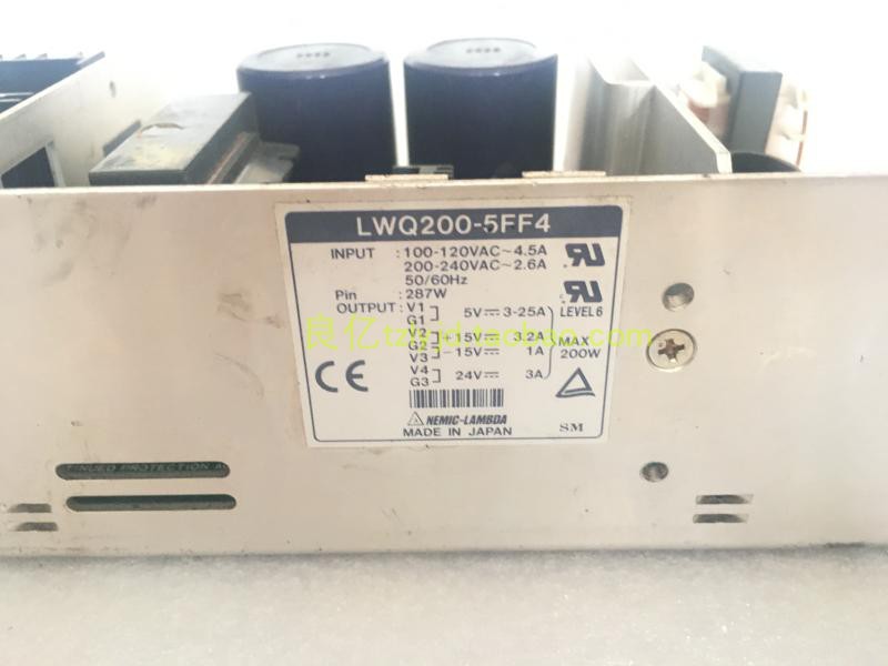 二手拆机LAMBDA LWQ200-5FF4 5V+-15V 24V电源-图0