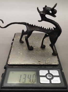 古玩杂项收藏文房四宝书法龙笔架中华龙笔架笔搁古典家居摆件