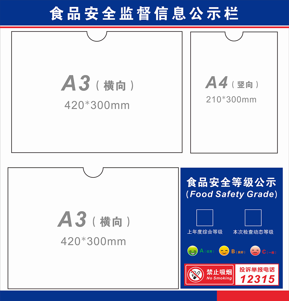 食品安全信息健康证餐饮奶茶店酒店食品厂食堂公示通知宣传展示栏 - 图2